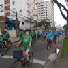 Passeio Ciclístico da Santa Casa anima as ruas de Santos